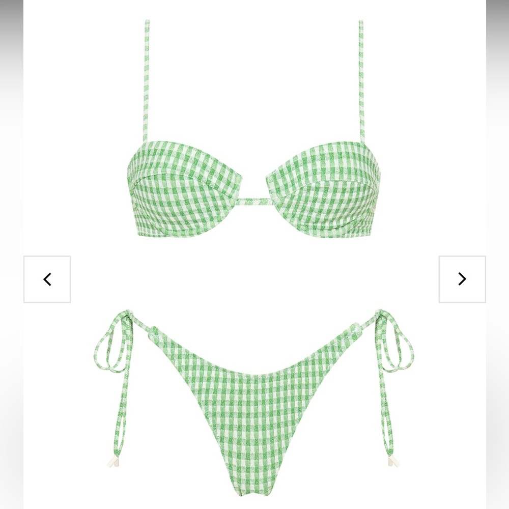 MALA - VORINA CHECK BALCONETTE BIKINI SET